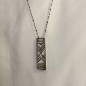 Silver Long Necklace